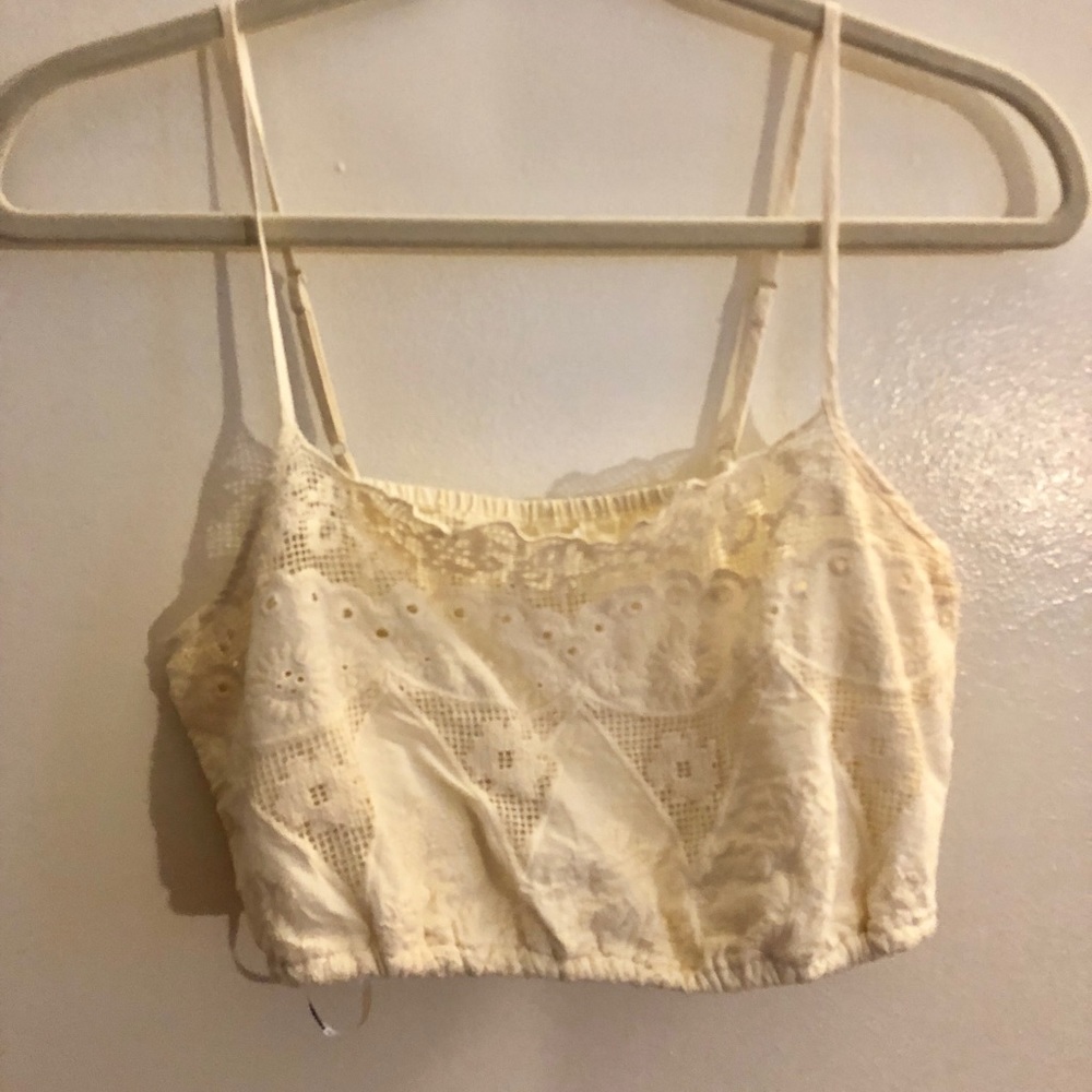 Lace crop top